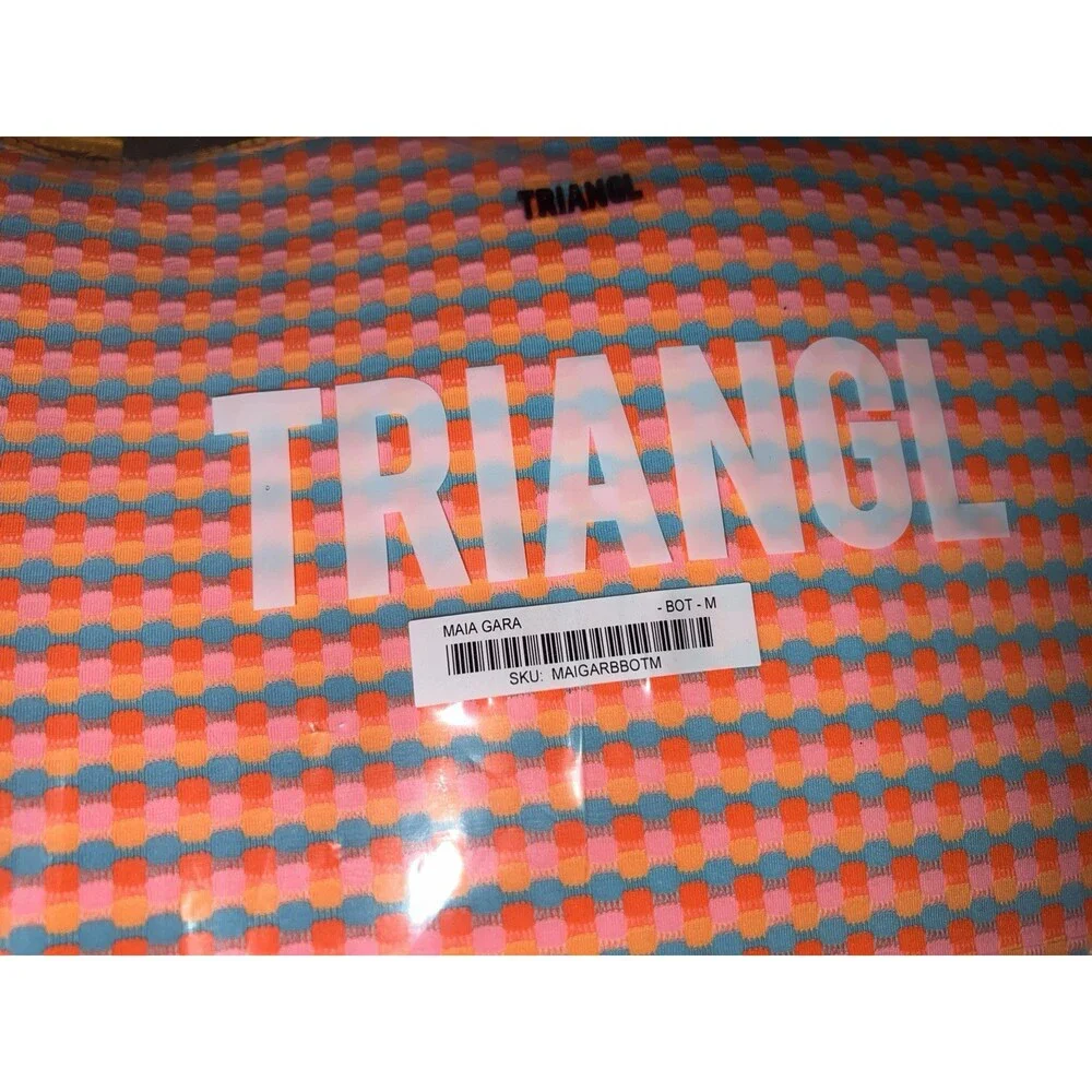 NWT! TRIANGL MAIA GARA Textured Scoop Bikini - Top Size S - Bottom Size M - Picture 11 of 12